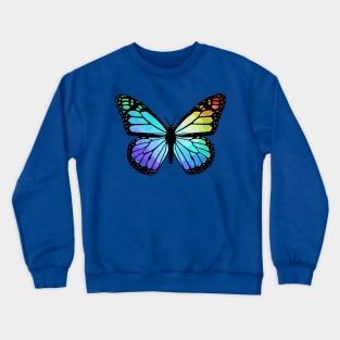 Rainbow Butterfly Crewneck Sweatshirt